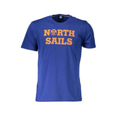 North Sails Blue Cotton Men T-Shirt -   -  North Sails.